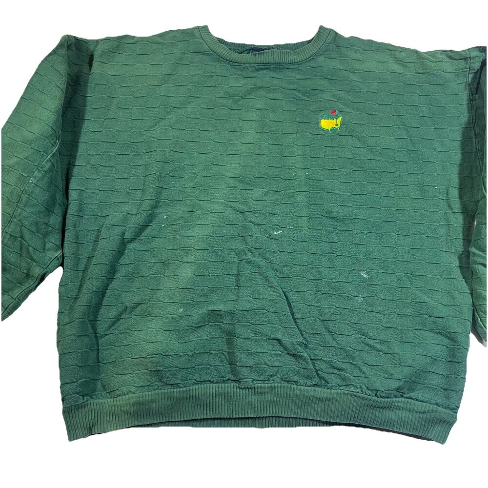 Vintage Masters Golf Tournament Wek The World Crewneck Sweatshirt Size 2 (XL?) - Picture 7 of 13